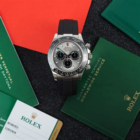 genuine rolex oysterflex strap